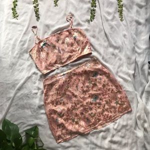 Stained glass inspired mini skirt